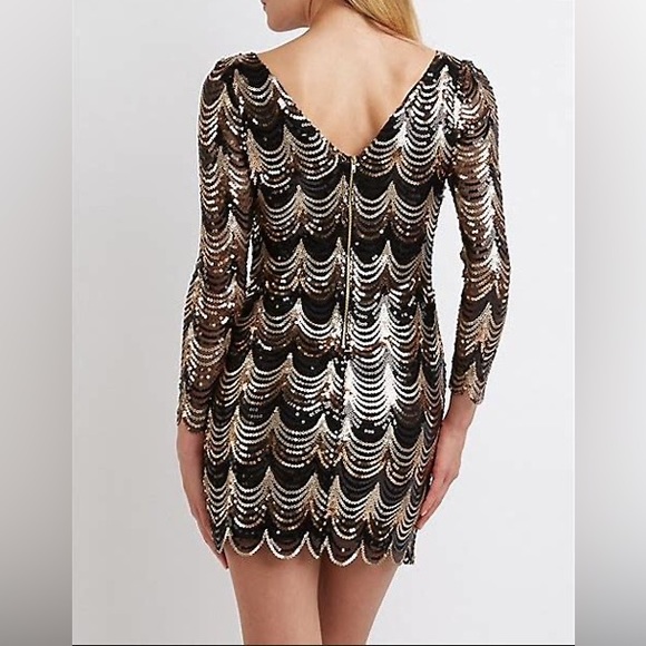 Sequin Mini Dress - Picture 2 of 4